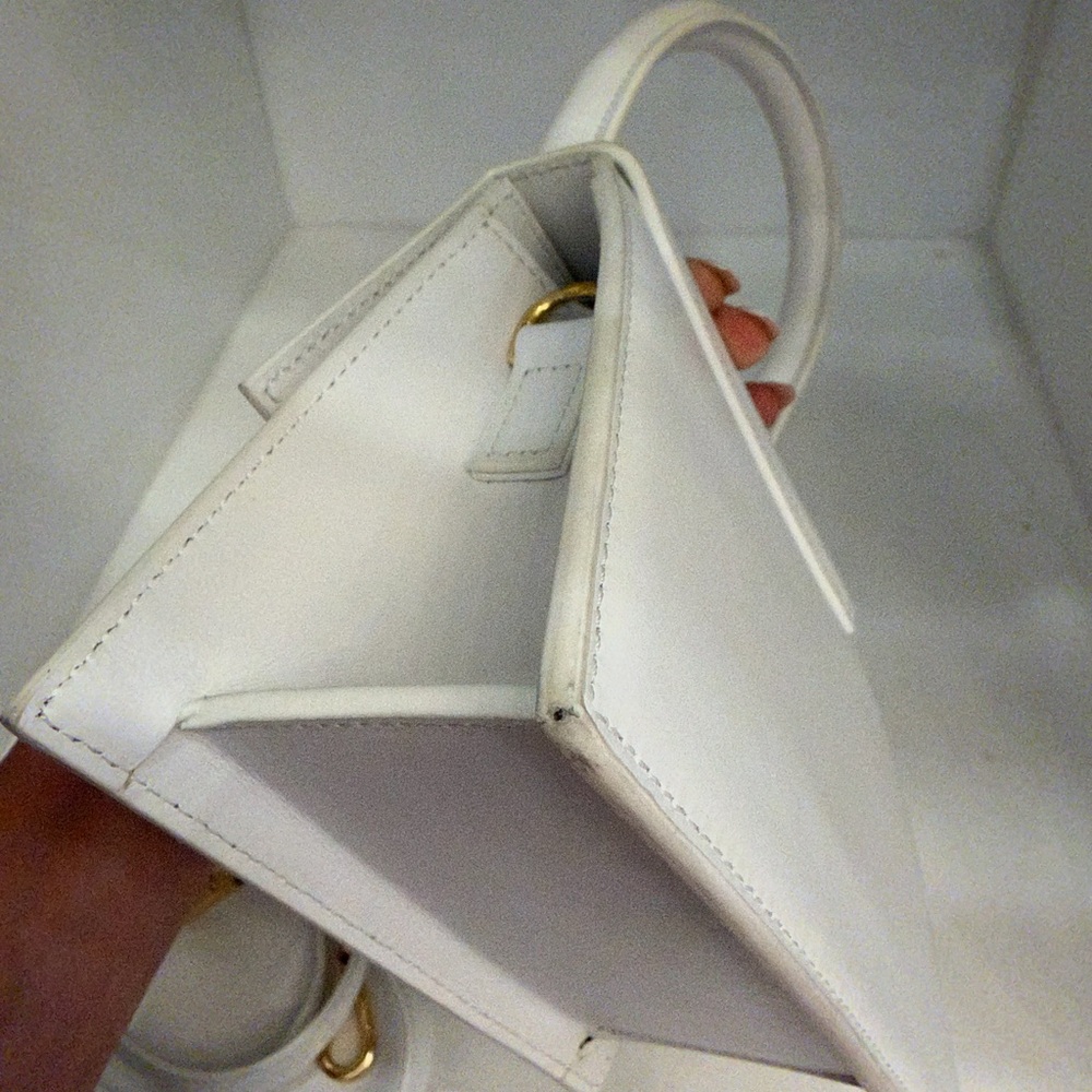 Jacquemus White MEDIUM top handle bag - Picture 9 of 12